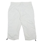 MAMMUT Womens Shorts White Casual M W30 Outdoor Lightweight Zip Pockets