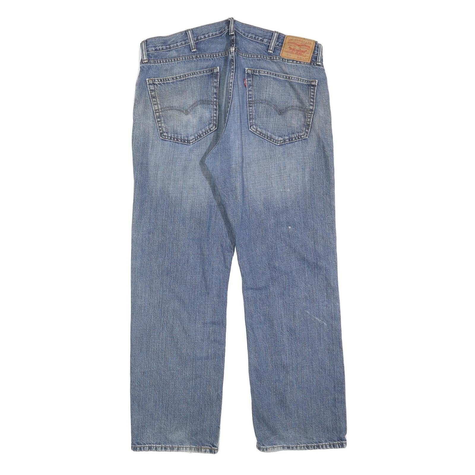 LEVI'S 559 Straight Mens Jeans Blue Relaxed Straight Denim Medium W38 L32