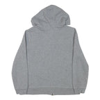 NAUTICA Womens Grey Hoodie L Zip Up Cotton Blend Casual Sweatshirt