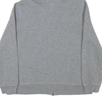 NAUTICA Womens Grey Hoodie L Zip Up Cotton Blend Casual Sweatshirt