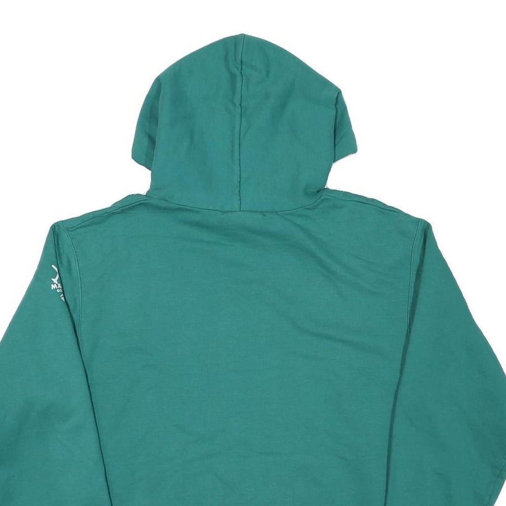 CHAMPION Mens Green The Lake Pullover Hoodie M Casual Cotton Blend Sweatshirt
