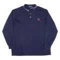 POLO RALPH LAUREN Golf Mens Polo Shirt Blue Long Sleeve L