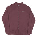 COLUMBIA Mens Maroon Jacket XL Polyester Blend Plain Zip Outdoor Casual