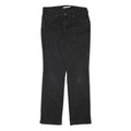 LEVI'S Womens Black Regular Fit Straight Denim Jeans W30 L31 Classic Design