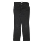 LEVI'S Womens Black Regular Fit Straight Denim Jeans W30 L31 Classic Design