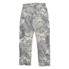 DUXBAK Mens Regular Fit Camouflage Denim Blue Jeans W31 L30 Durable Zip