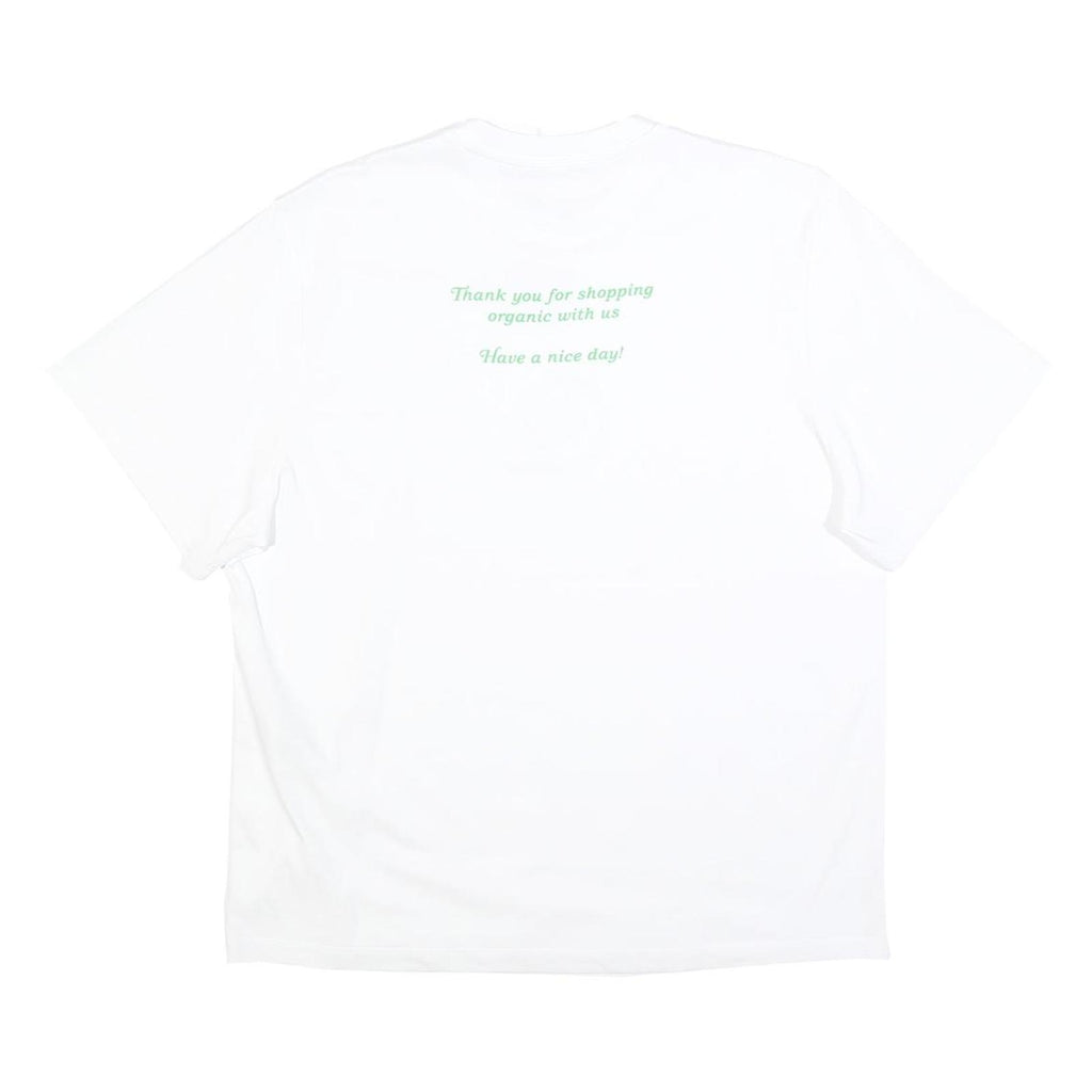 STELLA MCCARTNEY Womens White XS Short Sleeve Crew Neck Organic Cotton T-Shirt