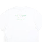 STELLA MCCARTNEY Womens White XS Short Sleeve Crew Neck Organic Cotton T-Shirt