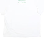 STELLA MCCARTNEY Womens White XS Short Sleeve Crew Neck Organic Cotton T-Shirt