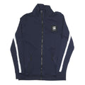 G-STAR Mens Blue Navy Raw Jacket M Cotton Blend Zip Trackwear Sportswear