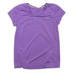 CRAFT Womens Purple Sleeveless Round Neck Graphic T-Shirt S Activewear