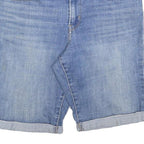 LEVI'S Womens Blue Denim Casual Shorts M W30 Rolled Hem Classic Fit
