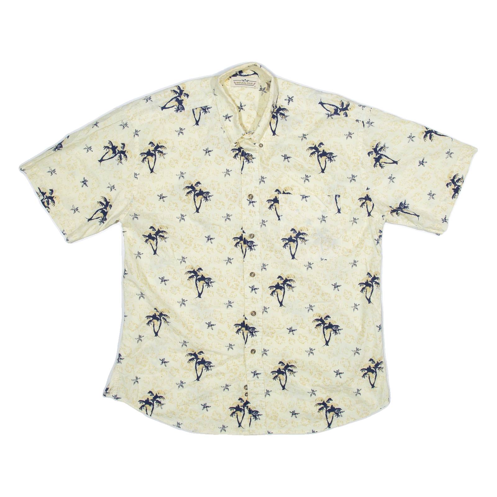 NATURAL ISSUE Mens Shirt Yellow L