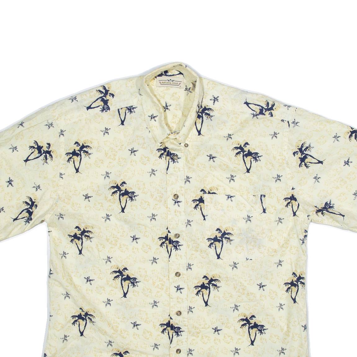 NATURAL ISSUE Mens Shirt Yellow L