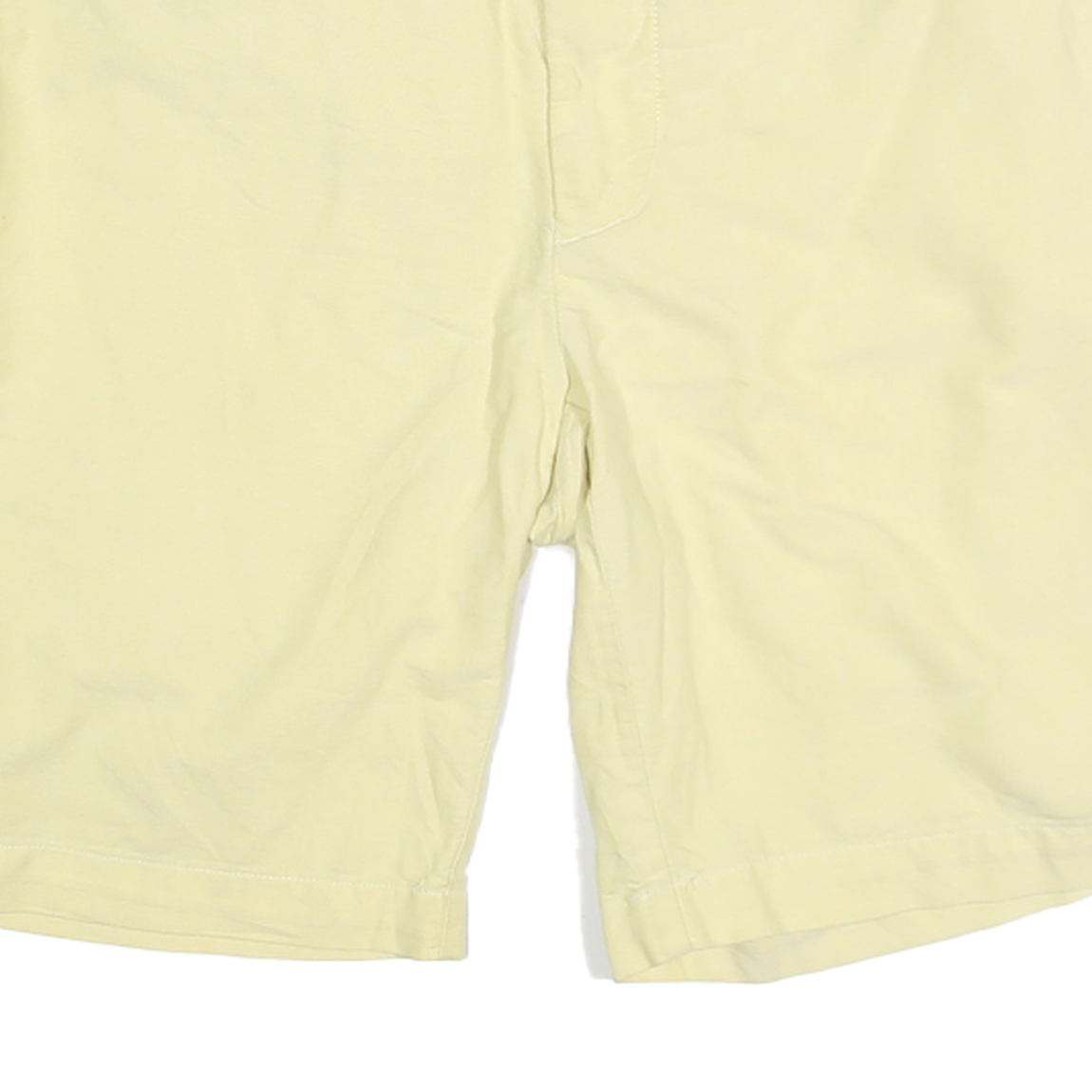 POLO RALPH LAUREN Mens Shorts Yellow Casual Plain M W30 Cotton Blend Classic Fit