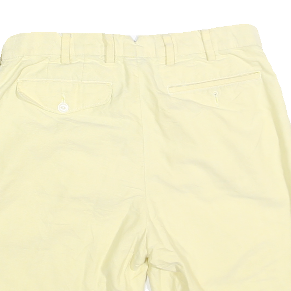 POLO RALPH LAUREN Mens Shorts Yellow Casual Plain M W30 Cotton Blend Classic Fit