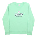 CHAMPION Womens Green Trinity Christian College Crew Neck XL Cotton Blend