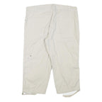 DASH Womens Shorts Beige Casual Cotton Blend XL W33 Cargo Style