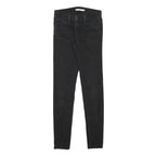 LEVI'S Womens Slim Black Denim Slim Skinny Jeans W25 L29 Stylish Cotton Blend