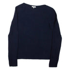 TOM TAILOR Womens Jumper Blue Tight Knit XS