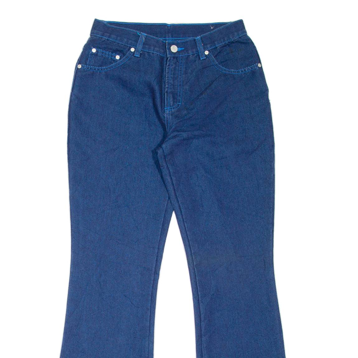 NO BOUNDARIES Womens Jeans Blue Regular Bootcut W27 L30