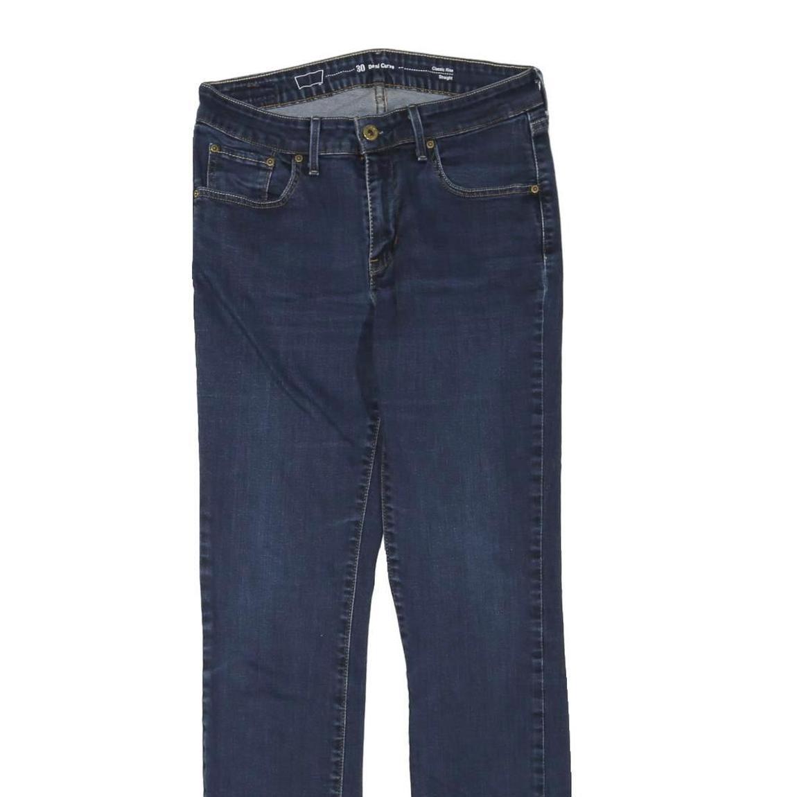 LEVI'S Womens Jeans Blue Regular Straight Denim Medium W28 L30 Classic Style
