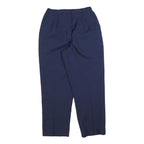 GOODWILL Womens Wool Blend Navy Regular Fit Straight Trousers W26 L27