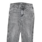 CARHARTT Mens Regular Fit Grey Denim Jeans W30 L25 Zip Casual Workwear