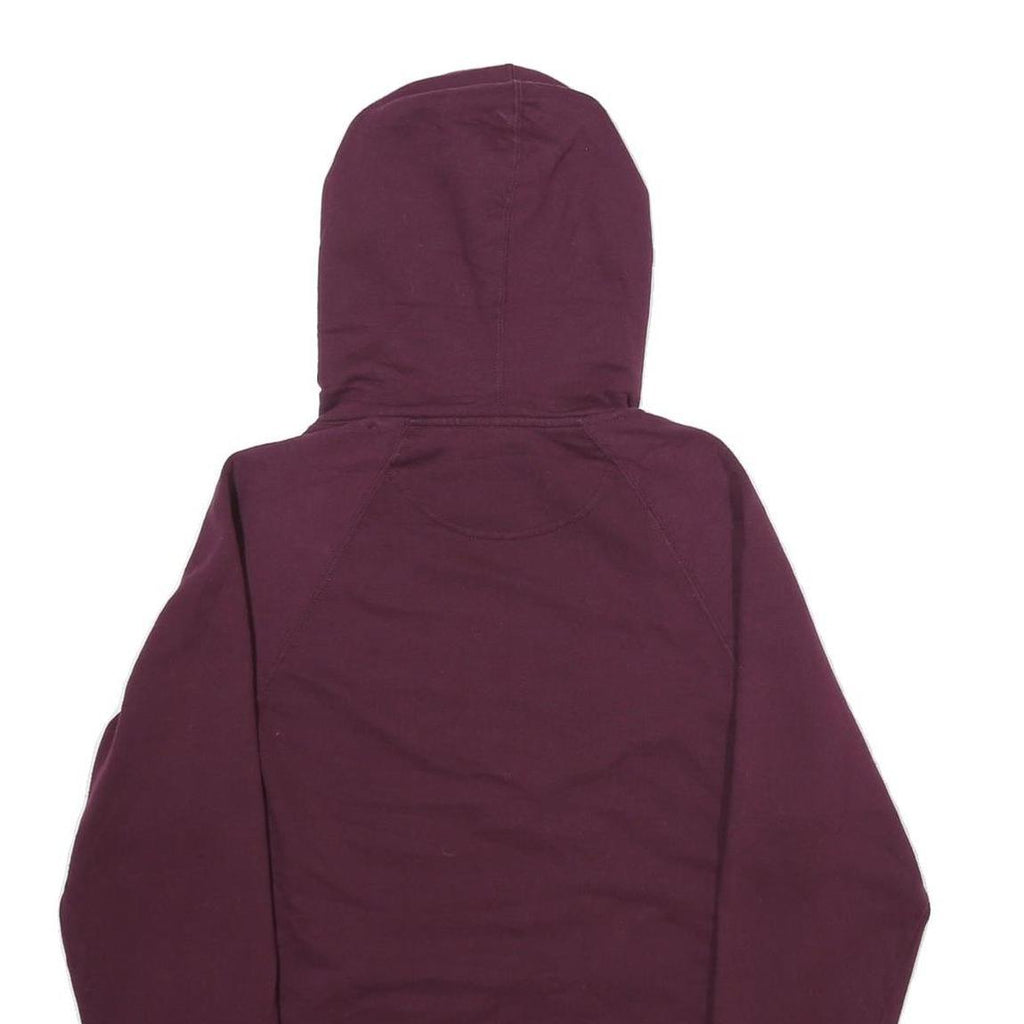 CHAMPION Mens Maroon Hoodie M Cotton Blend Pullover Classic Logo Sweatshirt