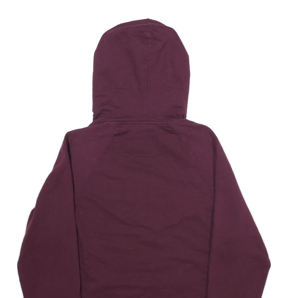 CHAMPION Mens Maroon Hoodie M Cotton Blend Pullover Classic Logo Sweatshirt