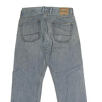 LEVI'S Mens Regular Fit Blue Denim Light Wash Jeans W32 L30 Casual Zip Closure