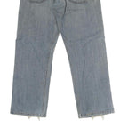 LEVI'S Mens Regular Fit Blue Denim Light Wash Jeans W32 L30 Casual Zip Closure