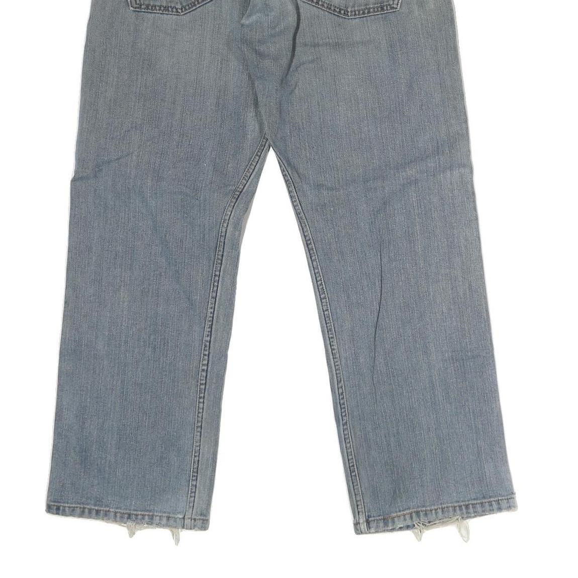 LEVI'S Mens Regular Fit Blue Denim Light Wash Jeans W32 L30 Casual Zip Closure