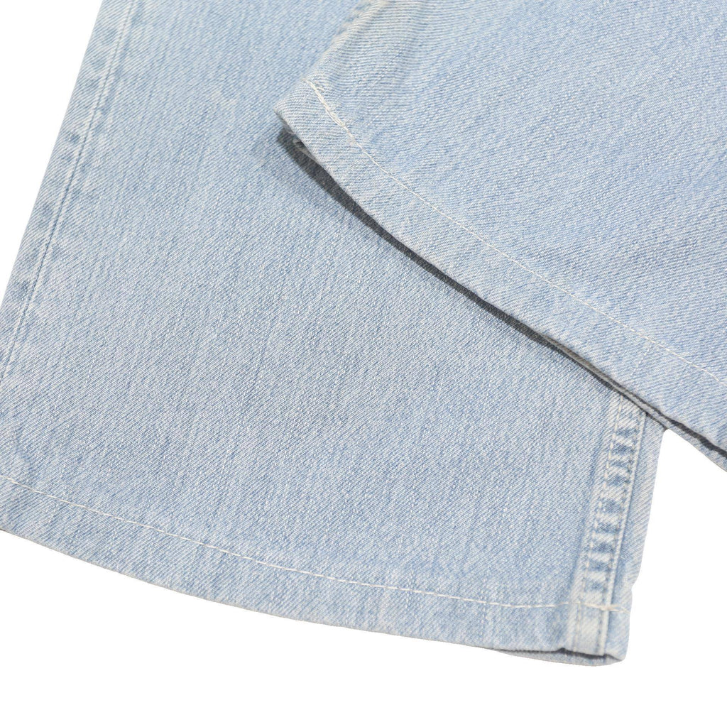 LEVI'S 501 Mens Jeans Blue Regular Straight Denim Light W36 L33 Button Closure