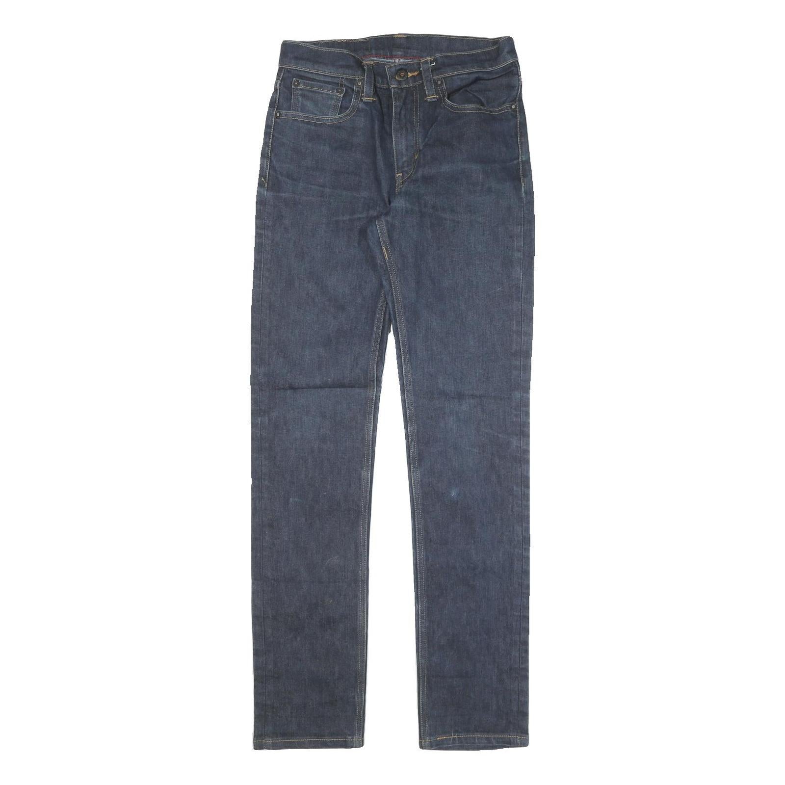 LEVI'S 511 Mens Slim Blue Denim Jeans W28 L32 Zip Closure Classic Fit