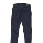 LEVI'S 710 Womens Jeans Blue Slim Skinny Denim Raw W26 L29 Stretch Cotton Blend