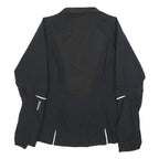 ADIDAS Womens Black ClimaProof Jacket UK 14 Polyester Blend Zip Athletic