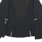 ADIDAS Womens Black ClimaProof Jacket UK 14 Polyester Blend Zip Athletic