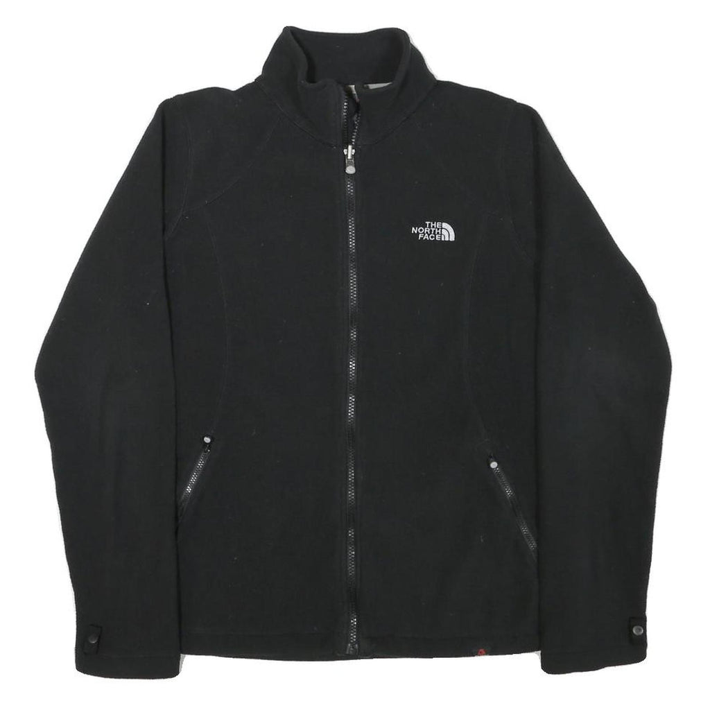 THE NORTH FACE Womens Black Jacket M Polyester Blend Plain Zip Outdoor Casual