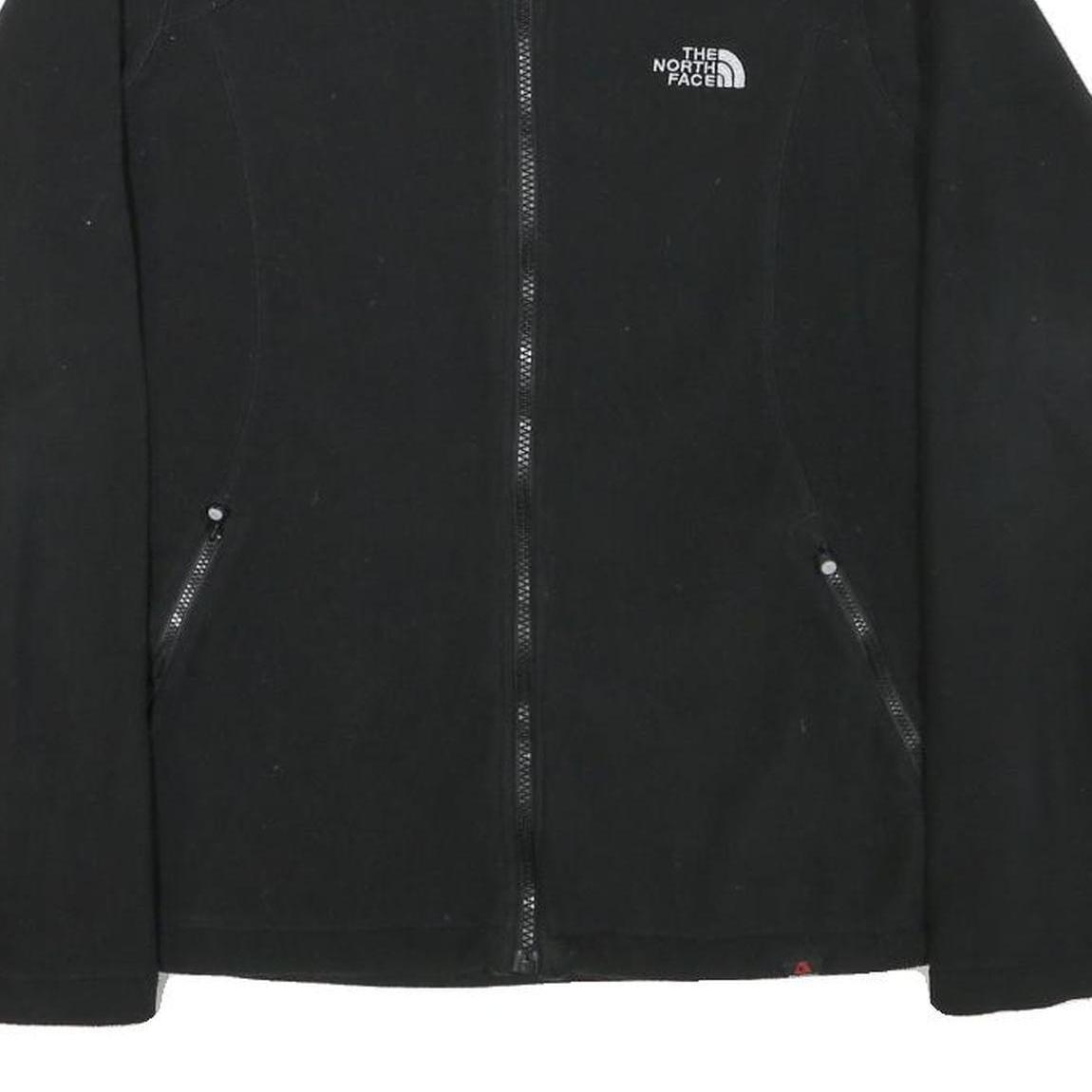 THE NORTH FACE Womens Black Jacket M Polyester Blend Plain Zip Outdoor Casual