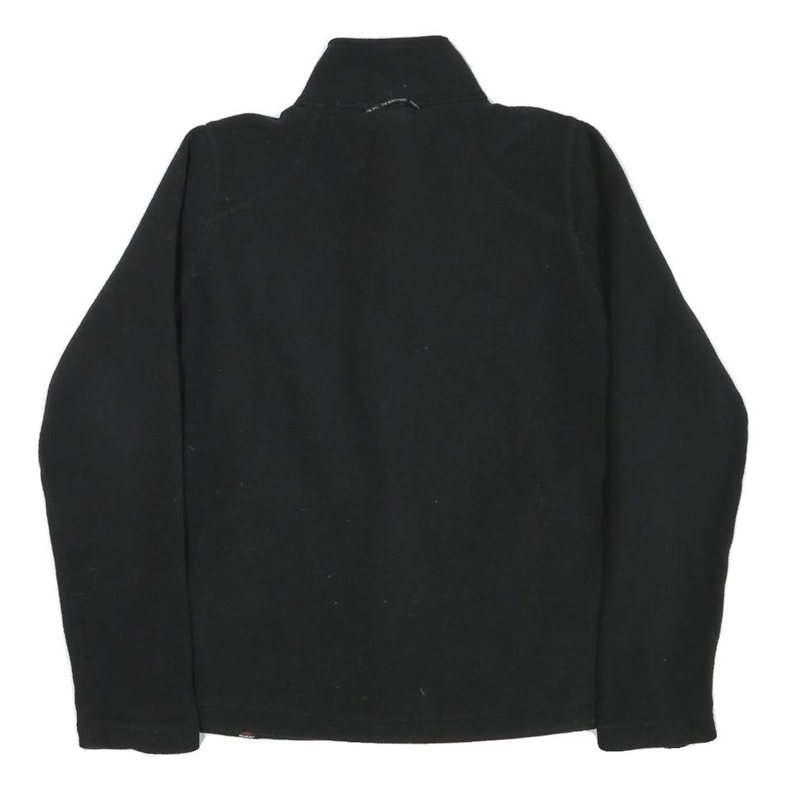 THE NORTH FACE Womens Black Jacket M Polyester Blend Plain Zip Outdoor Casual