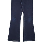 LEE Womens Blue Regular Flared Denim Woven Jeans W28 L29 Classic Zip Cotton