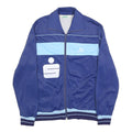PUMA Womens Blue & Light Blue Athletic Jacket S Polyamide Blend Track Zip