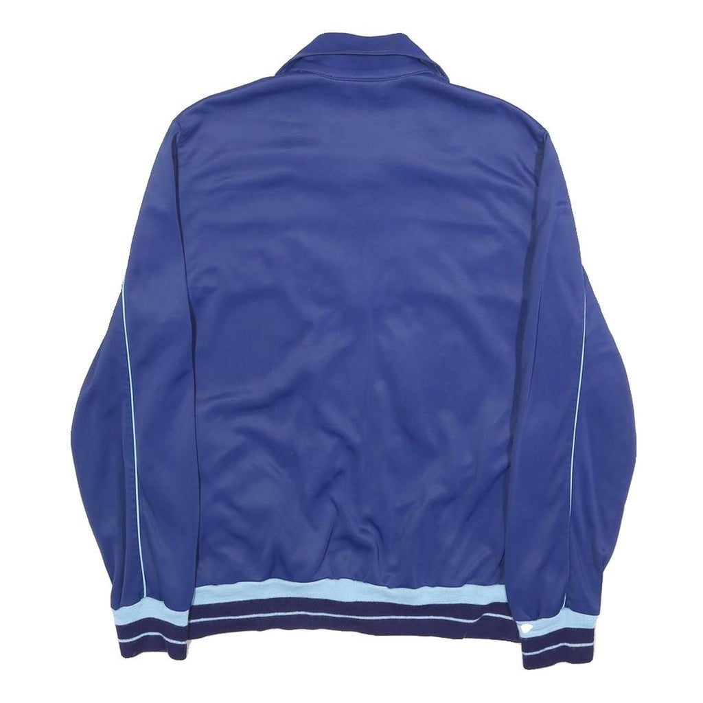 PUMA Womens Blue & Light Blue Athletic Jacket S Polyamide Blend Track Zip