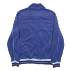 PUMA Womens Blue & Light Blue Athletic Jacket S Polyamide Blend Track Zip