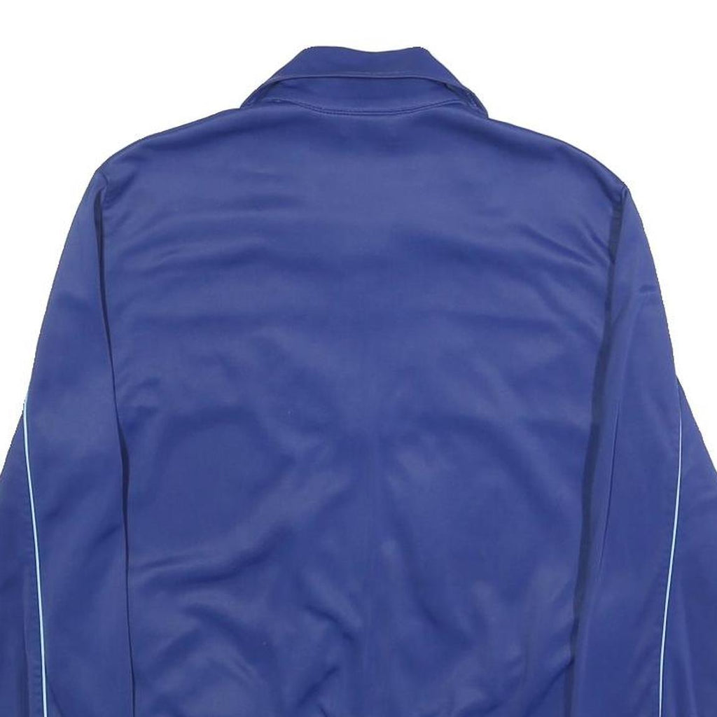 PUMA Womens Blue & Light Blue Athletic Jacket S Polyamide Blend Track Zip