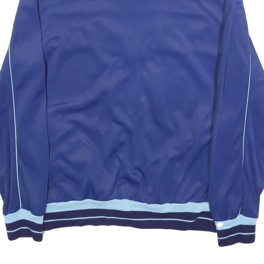 PUMA Womens Blue & Light Blue Athletic Jacket S Polyamide Blend Track Zip