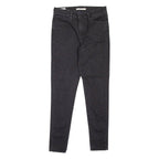 LEVI'S 720 High Rise BIG E Womens Jeans Black Slim Skinny W29 L28