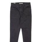 LEVI'S 720 High Rise BIG E Womens Jeans Black Slim Skinny W29 L28