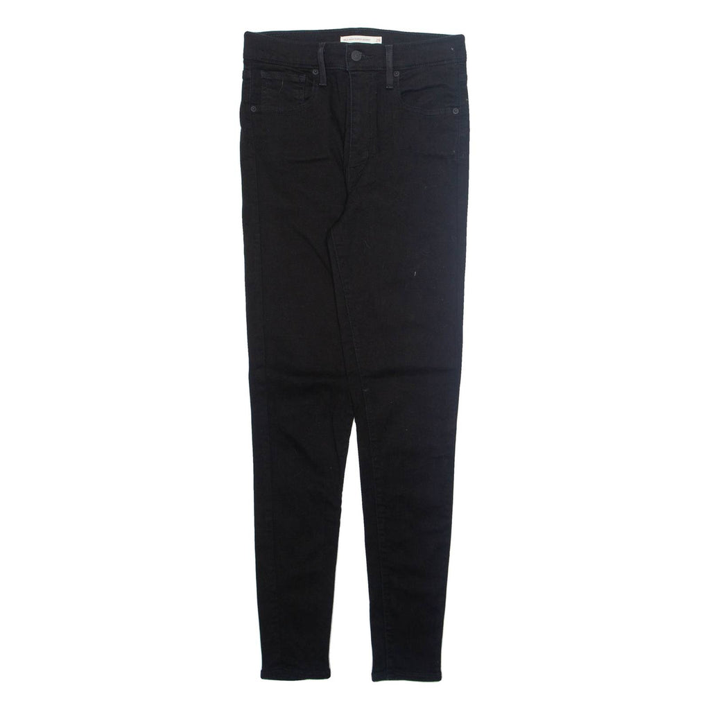 LEVI'S Womens Trousers Black Slim Tapered W29 L30